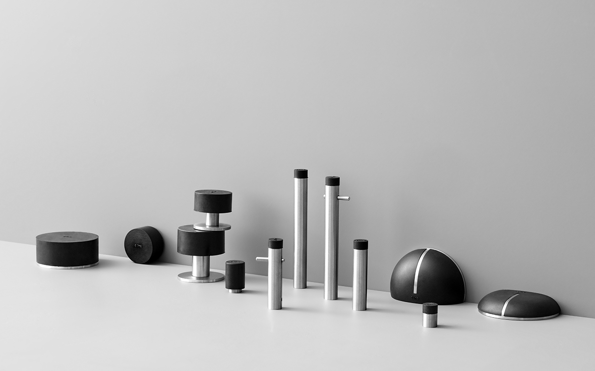 14506502005 Настенный дверной упор со штифтом Ø14x70 ммd line Knud Holscher  - Вид №3