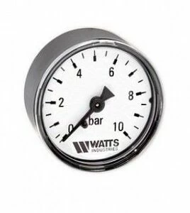 Манометр аксиальный F+R100 50 мм 1/4" 10 бар WATTS