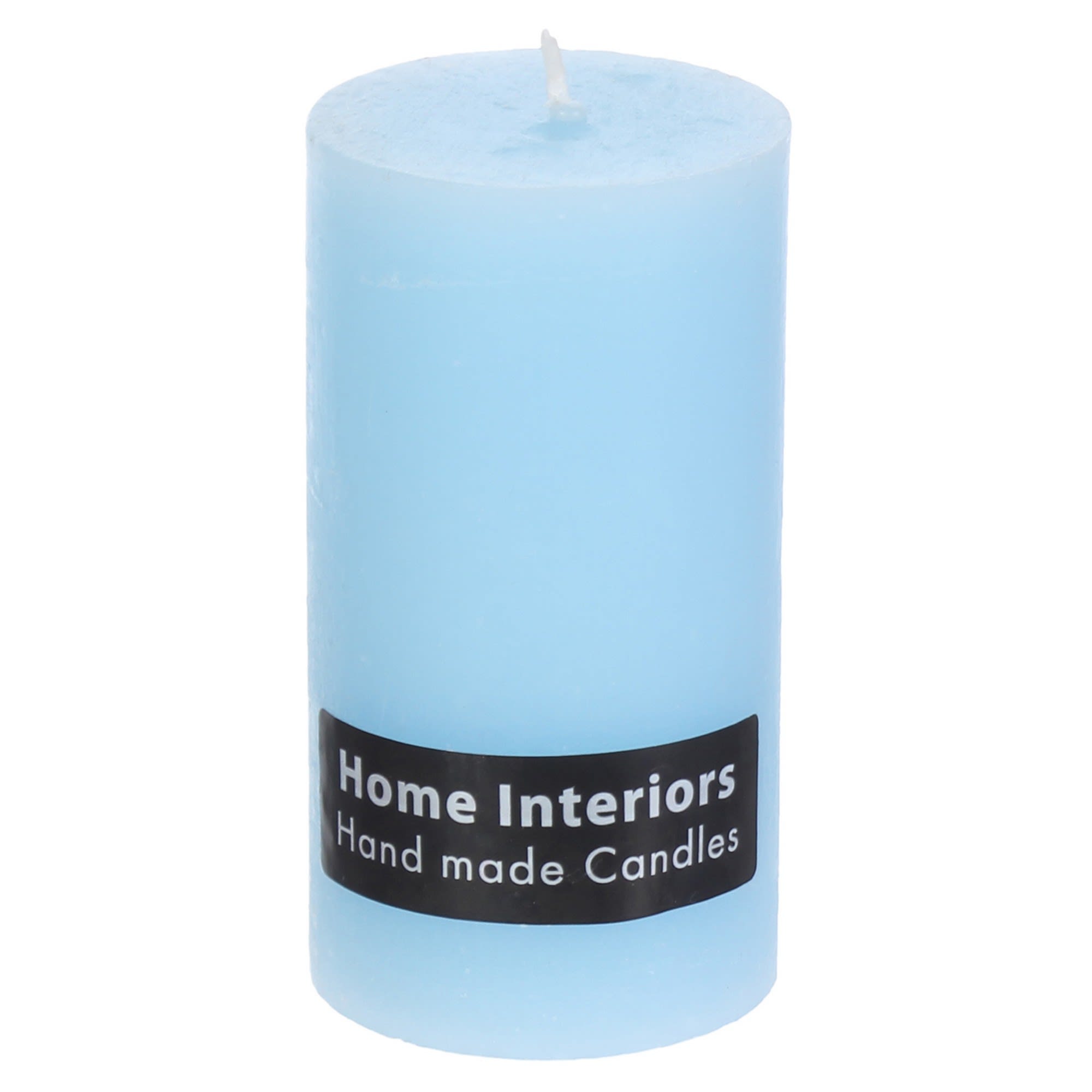 82018419 Свеча-столбик «Рустик», 7х13 см, цвет голубой Santreyd 