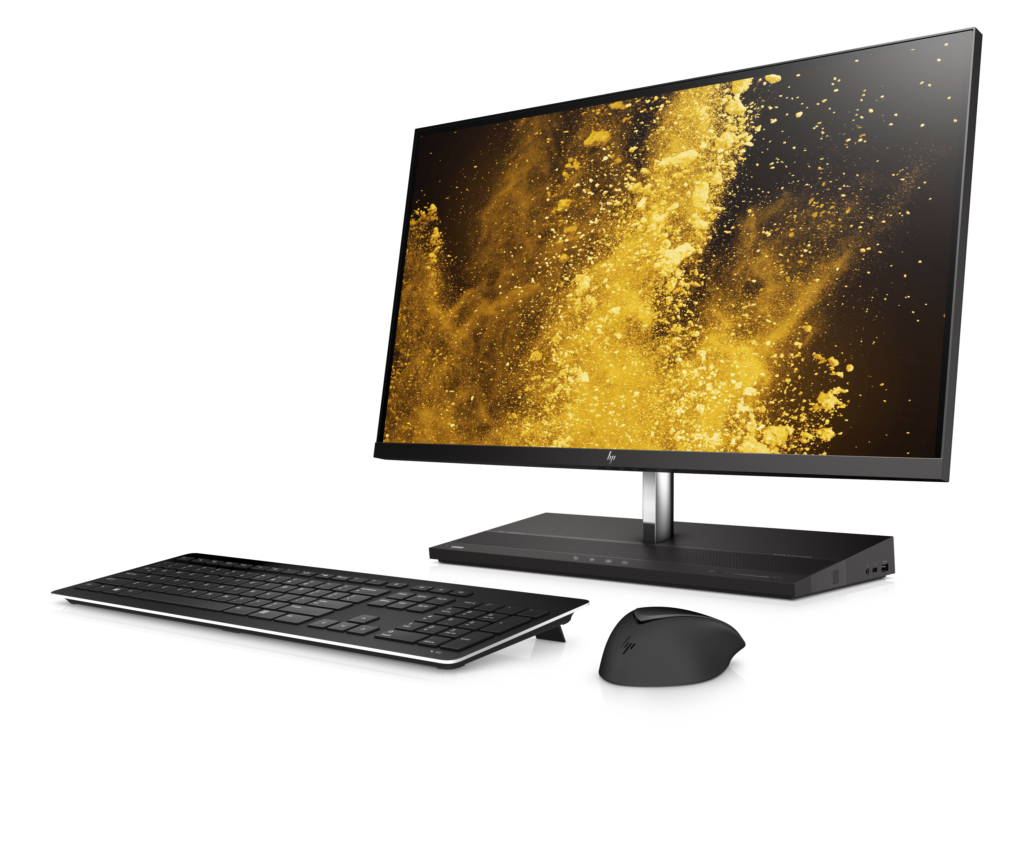 2B388ES#ACB eliteone 1000 g2 aio nt 27" 27"(3840x2160 ips (матовый))/intel core i5 8600(3.1ghz)/16384mb/512ssdgb/bt/wifi/war 3y/w10pro + wireless slim kbd & mouse, spec HP Santreyd  - Вид №1