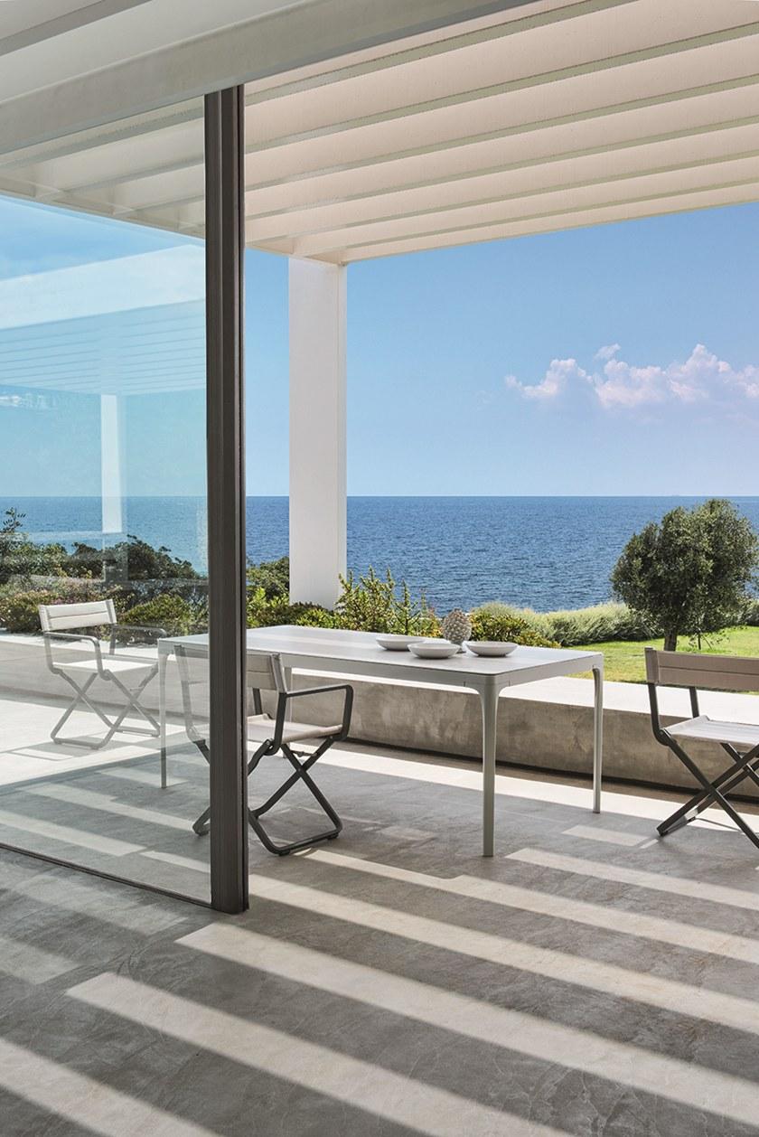 Ethimo Прямоугольный садовый стол из керамогранита Play Pltrm2__t - Вид №4