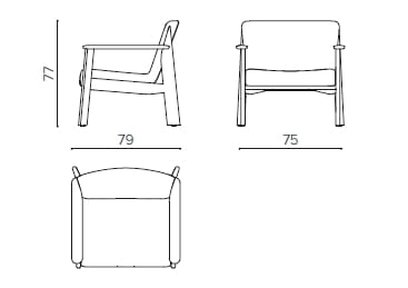 Кресло для гостиной с подлокотниками True Design LISA SOFT ARCH-00130707 - Вид №11
