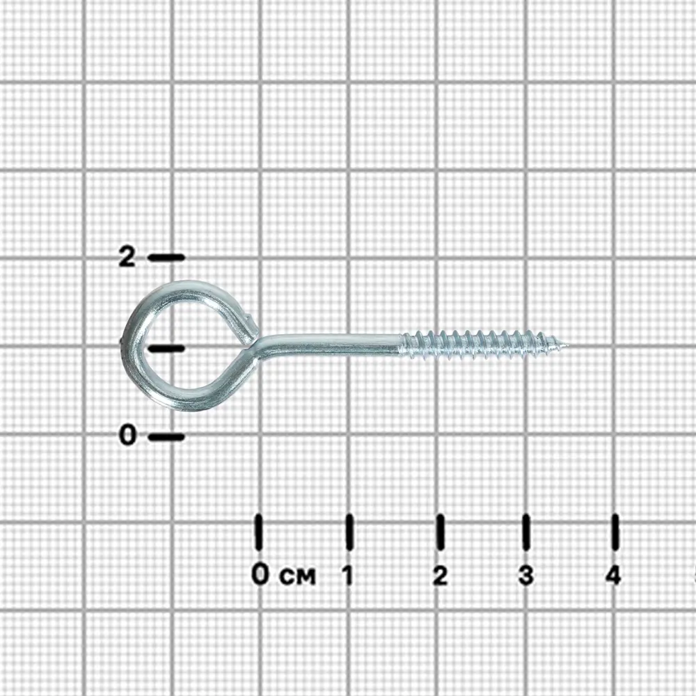 Шуруп-кольцо 3.5x35 мм сталь оцинкованная 6 шт Santreyd STLM-2153044 - Вид №1