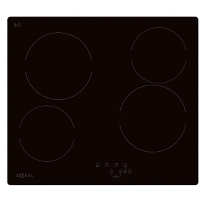 Стеклокерамическая варочная панель Zugel ZEH610B 29x5.2x52 см 4 конфорки цвет черный