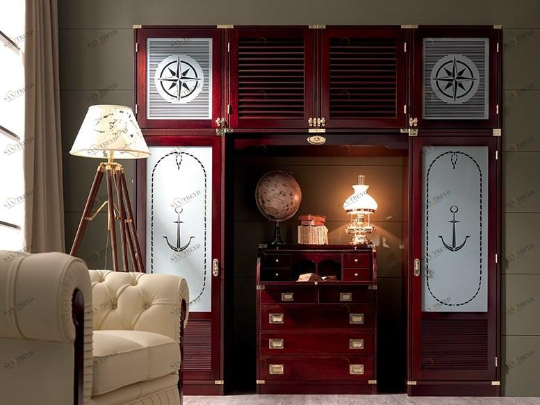 Caroti Модульный офисный книжный шкаф из дерева  911 