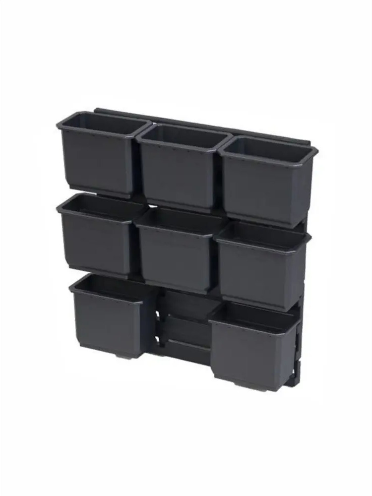 90711393 Набор лотков и крепежный щит на стену Qbrick SET FX QS, 345х385x95 мм, 9 предметов STLM-0841743