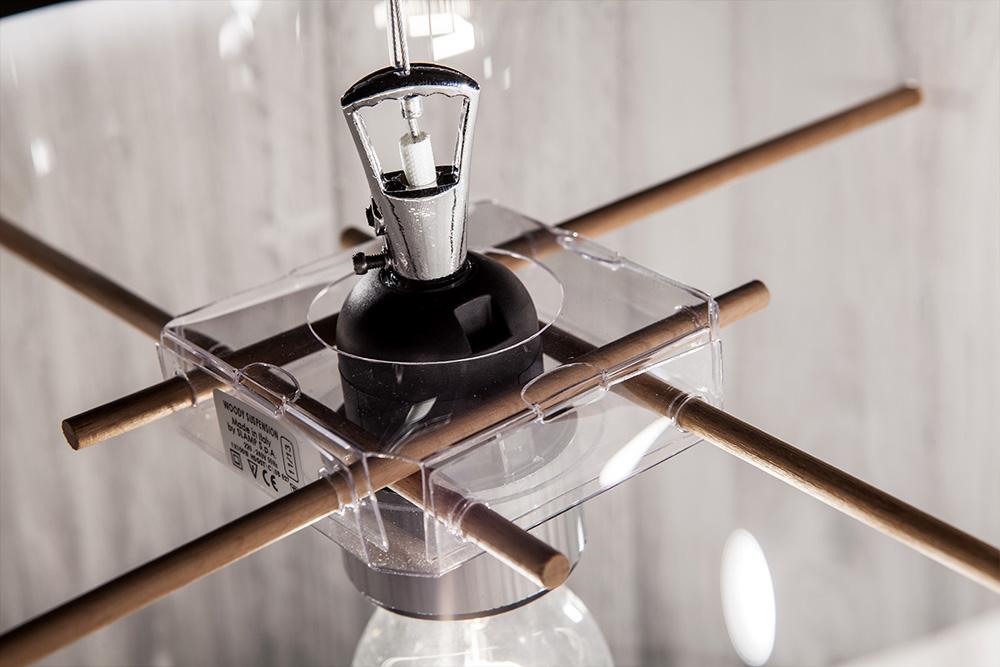 Подвесной светильник Woody Blue от Slamp WOO77SOS0000B_000 SLAMP ДИЗАЙНЕРСКИЕ 243576 Синий  - Вид №6