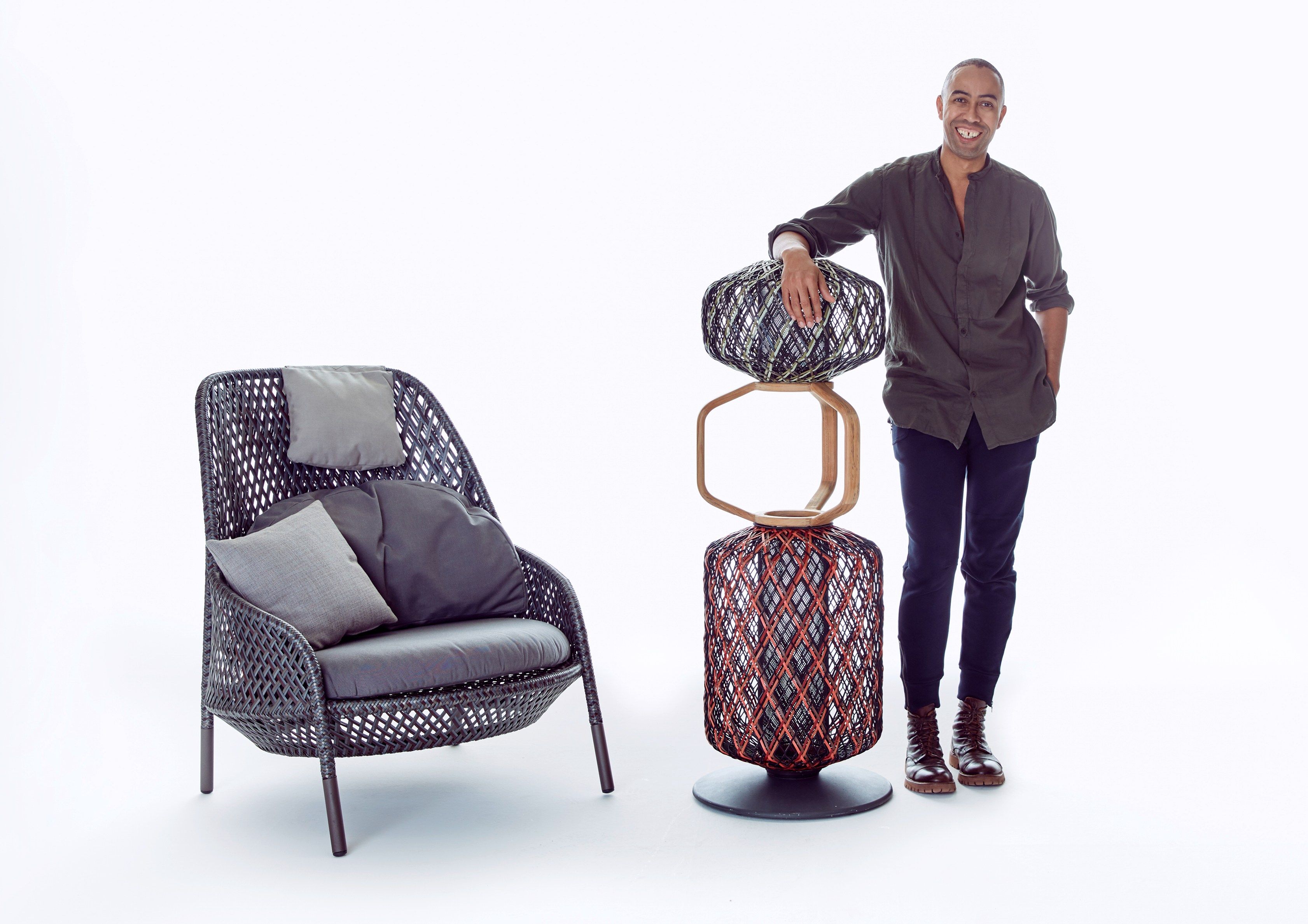 Фонарь из синтетического волокна DEDON The OTHERS ARCH-00143566 - Вид №2