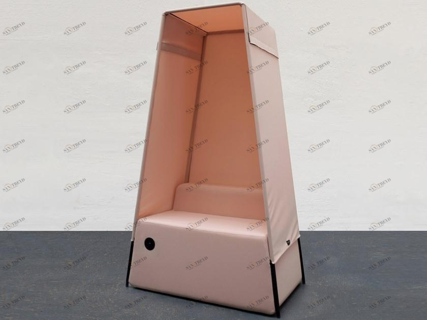 Marine Peyre Editions Акустическое офисное кресло из ткани Gabriel® sun-id-1504533