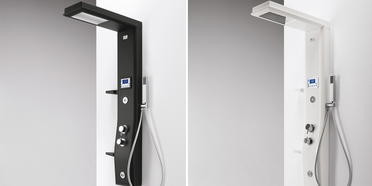 Душевая колонна Etoile Grey 125 см с хромотерапией 4ETA6N0G Gruppo Geromin - Вид №3