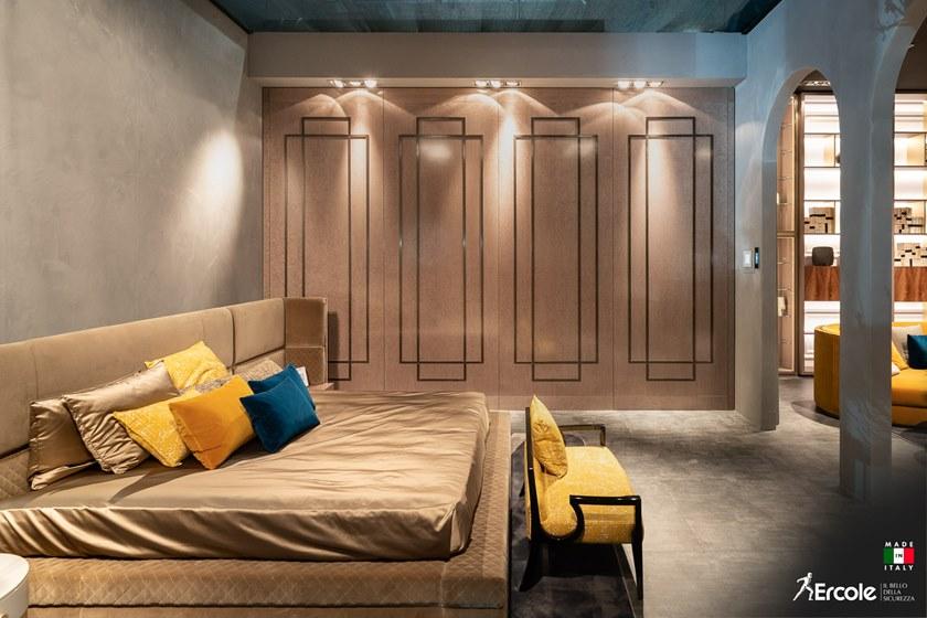 Ercole Бронированная поворотная дверь из массива дерева заподлицо со стеной sun-id-1481421 - Вид №8