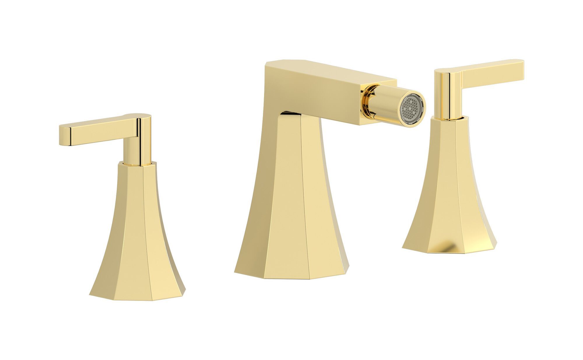 Смеситель для биде с 3 отверстиями для пола с поворотным горлышком IB Belmondo + Belmondo Elle ARCH-00082183 - Вид №2