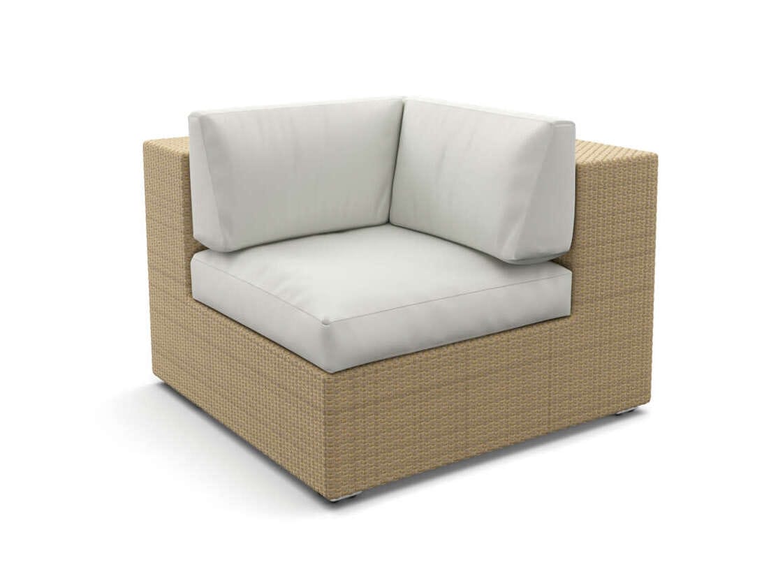 Синтетическое волокно угловое садовое кресло DEDON LOUNGE ARCH-00080807 - Вид №1