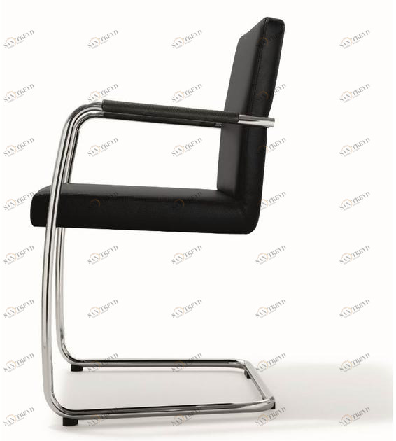 BENE Штабелируемое кожаное кресло на консолях sun-id-1450375