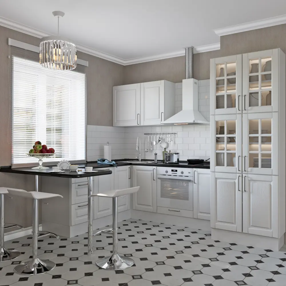 Дверь для шкафа Delinia «Леда белая» 15x70 см, МДФ, цвет белый STLM-2159010 - Вид №2