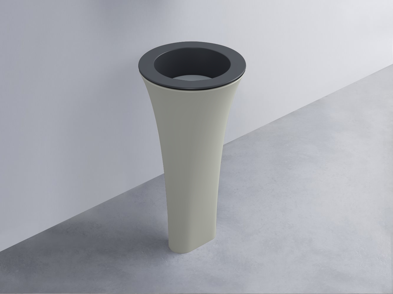 AMLA45-BA+AMPILT-BR+AMCOLT-PM Раковина Amedeo Tondo отдельностоящая cielo Enjoy + Amedeo Ceramica Cielo