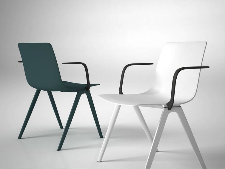 Пластиковый стул с подлокотниками Brunner A-Family ARCH-00096592 - Вид №1