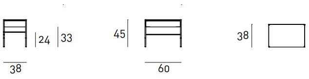 Living Divani Прямоугольная тумбочка с ящиками Era sun-id-1367997 - Вид №3