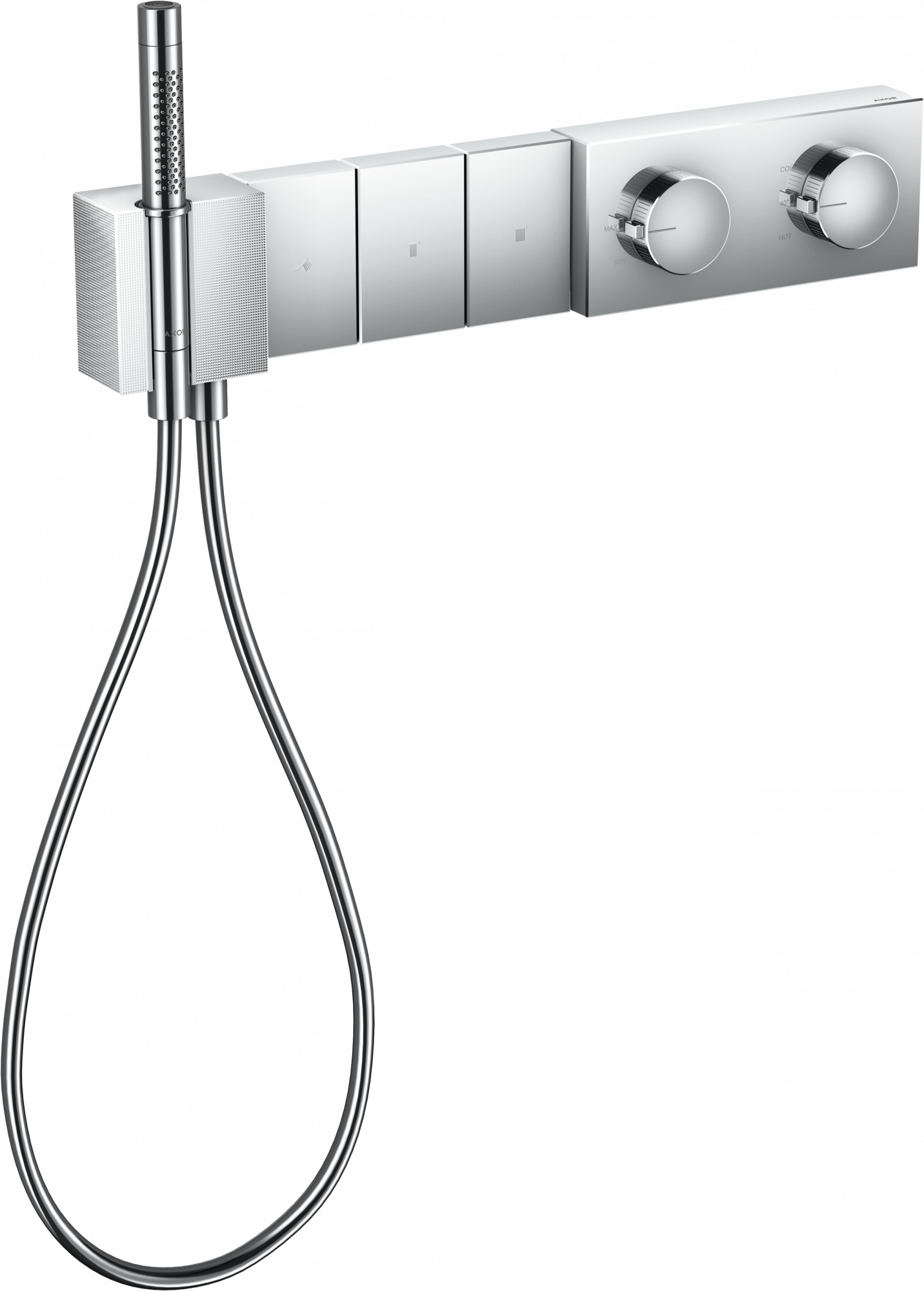 46711000 Термостатический модуль Select 540/100 для скрытого монтажа для 3 функций - алмазная резка AXOR EDGE