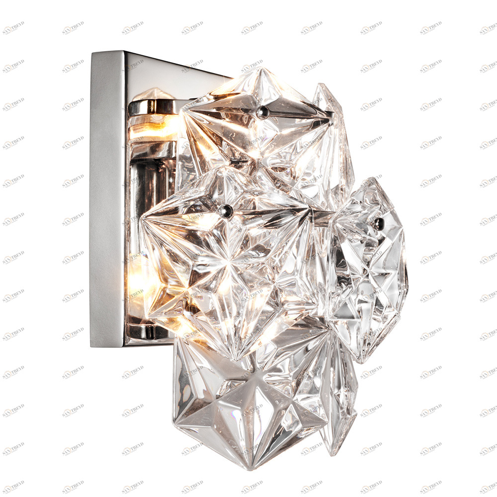 Светильник настенный прозрачный Wall Lamp Hermitage 110057 EICHHOLTZ  00-3882661 Прозрачный 