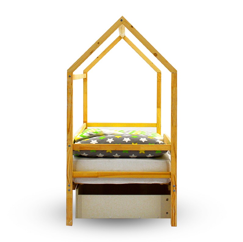 Кровать-домик детская натуральная Svogen БЕЛЬМАРКО  00-3833083 Бежевый Santreyd  - Вид №4