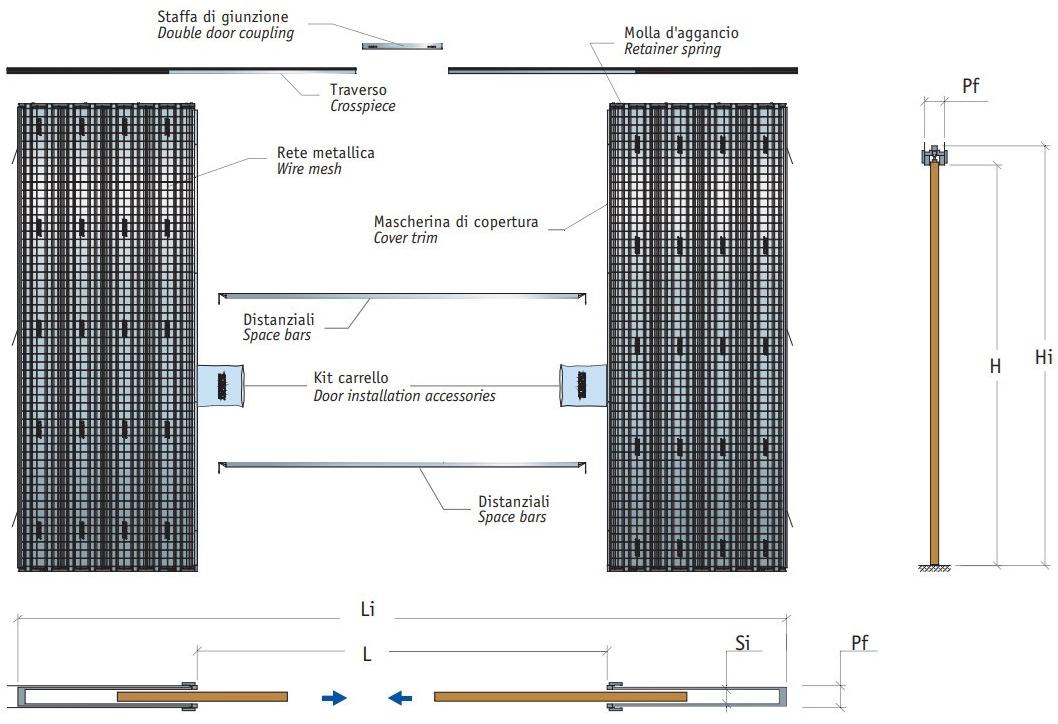 Scrigno Опорная рама для раздвижных дверей малой высоты Scrigno gold sun-id-1470534 - Вид №7