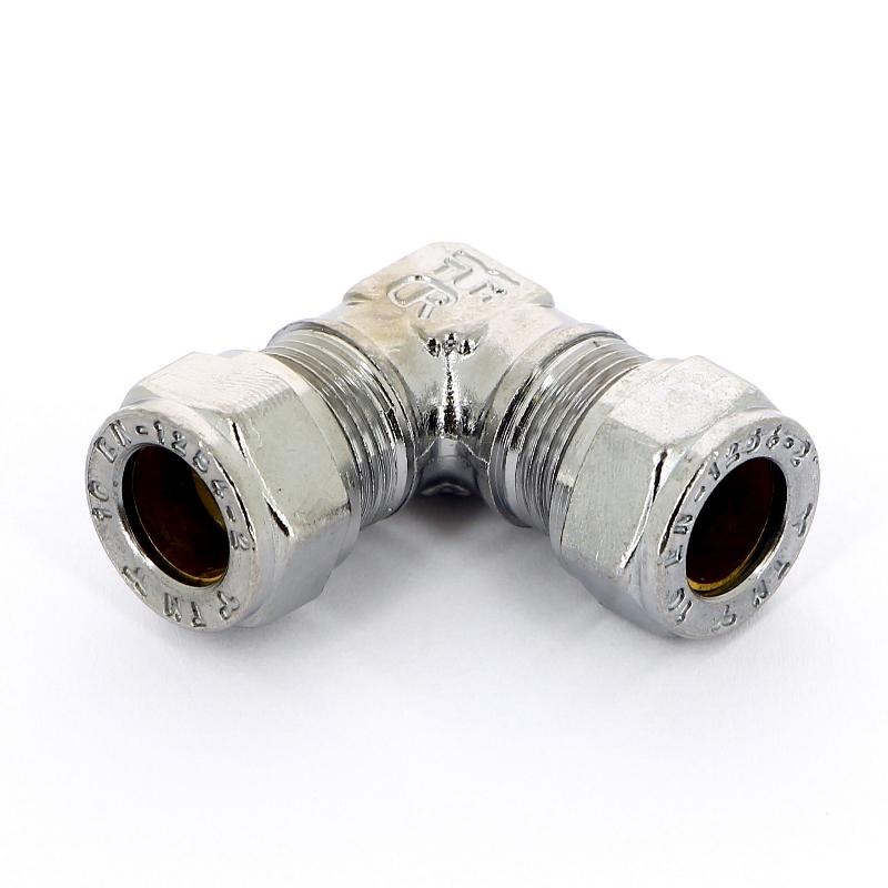 Угол обжим хромированный TIEMME 10 1130037