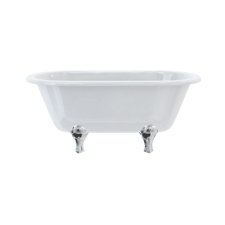 Burlington Двухсторонняя ванна Windsor 150 см с роскошными ножками с ножками Luxury Claw в белом цвете E4 L1W  - Вид №6