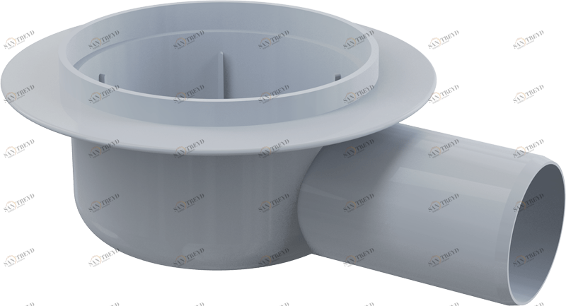 Корпус сливного трапа DN50, подводка – боковая ALCAPLAST APV7000