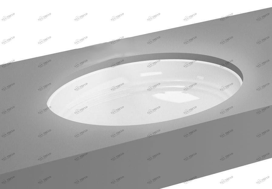 BDFA3005B Встроенная раковина под столешницу овальная Tessoro OREIRO