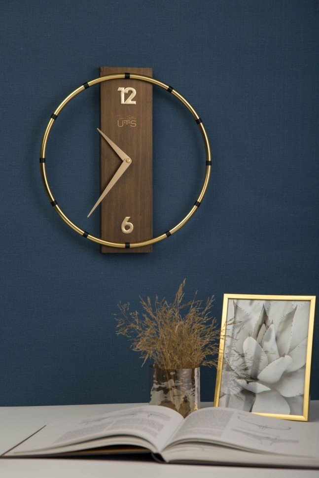 Часы настенные коричневые деревянные Tomas Stern 8034 TOMAS STERN  00-3872738 Коричневый  - Вид №2