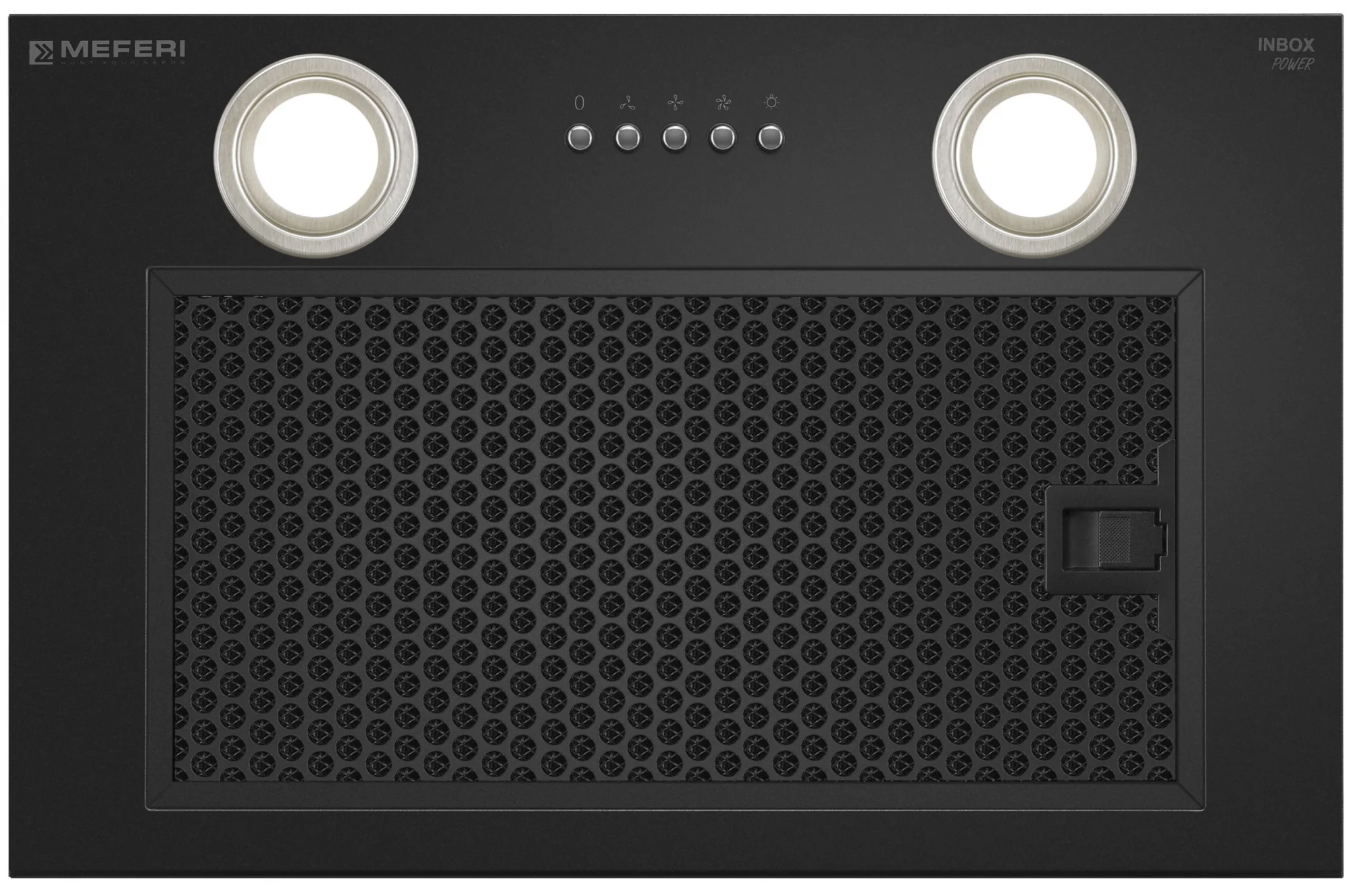 9168715 Вытяжка полновстраиваемая Meferi INBOX45BK POWER черный STDN-0036558 - Вид №5