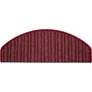 Коврик для ступеней Praga Step 24x65 см полипропилен цвет красный 82375922 STLM-2197337