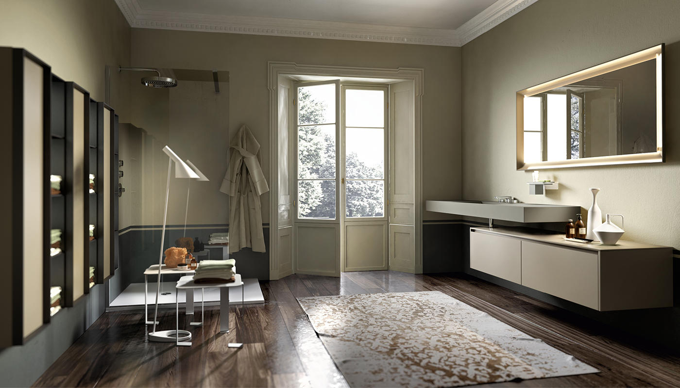 ED-ST31 Edone Интегрированный умывальник Quadra ВСТРОЕННЫЙ БАК Интегрированная поверхность ванны Quadra с отделкой Stonematt  - Вид №6