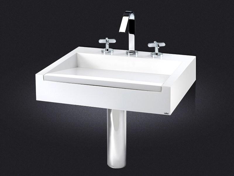 2600004 Подвесная раковина настенная овальная Vallvé Cinco белая - Вид №1