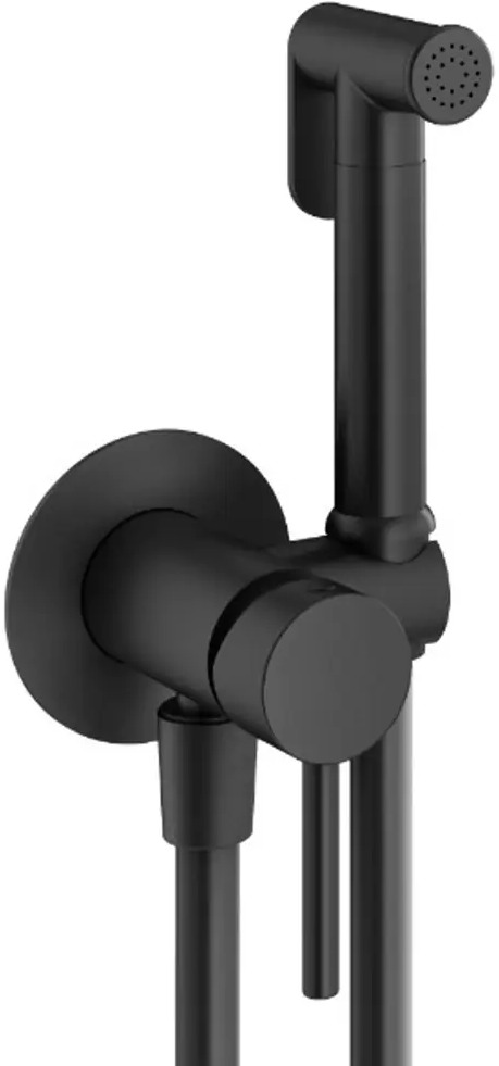 91720120 Комплект гигиенического душа Plumberia Selection IXO XO2000NO, Черный матовый STLM-0990858