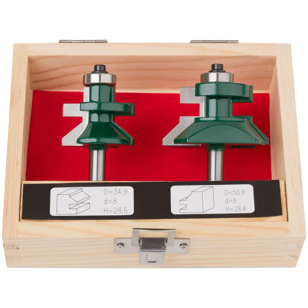 82855258 Набор фрез для вагонки Fit, хвостовик 8 мм, 2 шт. STLM-0037093 