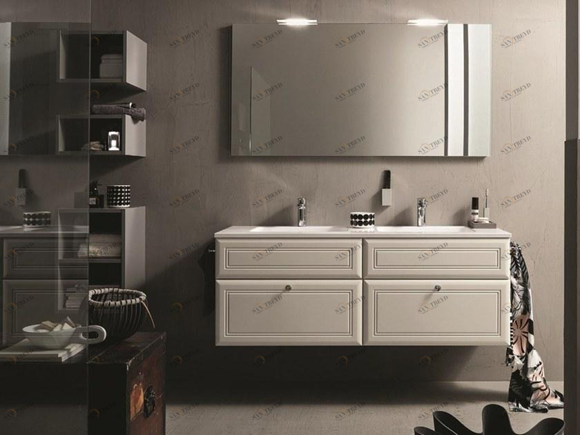 RAB Arredobagno Тумба под умывальник с зеркальным шкафом Euro 31