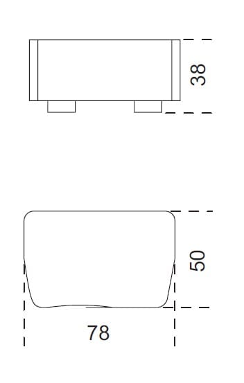 Ткань пуф Gallotti&Radice First ARCH-00042518 - Вид №3