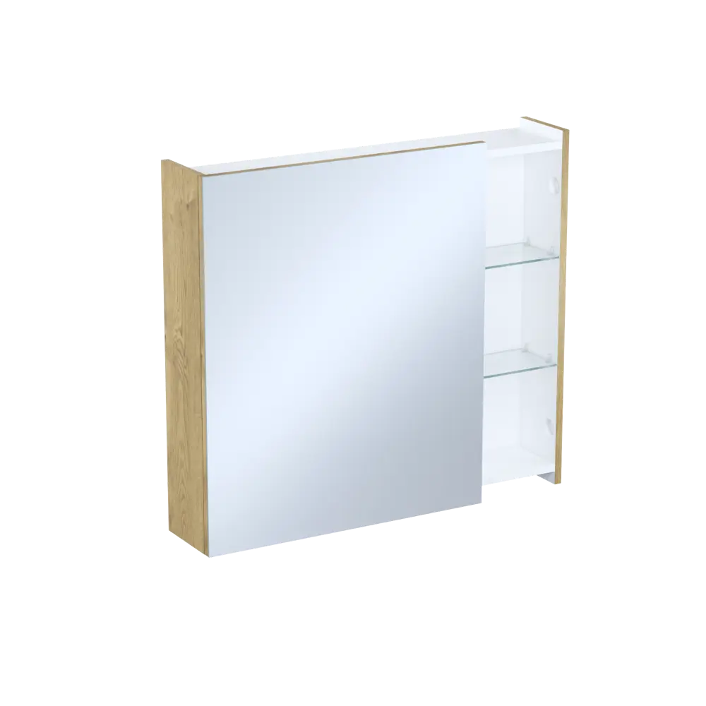 Корпус зеркального шкафа Iddis Lahta LAH80V0i99 72x80x15 см цвет дуб светлый STLM-2058857