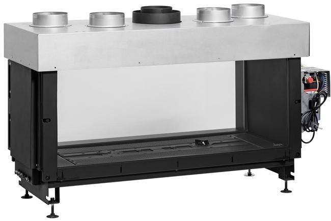 Metalfire Двусторонний закрытый газовый камин Avenue sun-id-1361714 - Вид №2