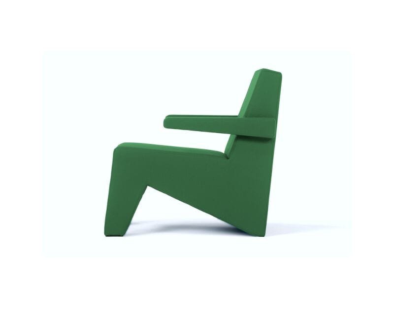 Тканевое кресло с подлокотниками Moca ARCH-00022090