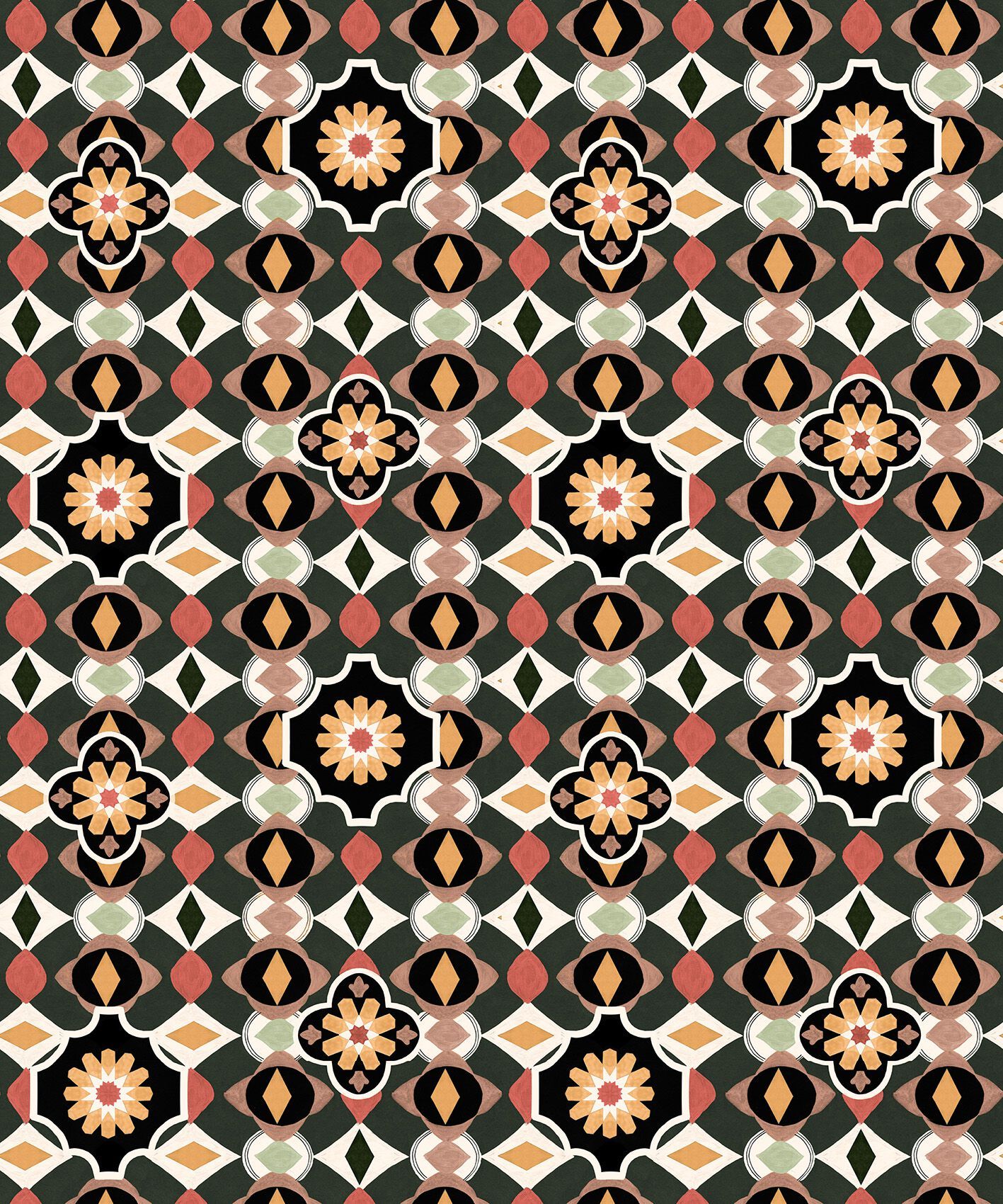 Обои с рисунком Jannelli&Volpi MAIOLICHE ARCH-00036345 - Вид №5