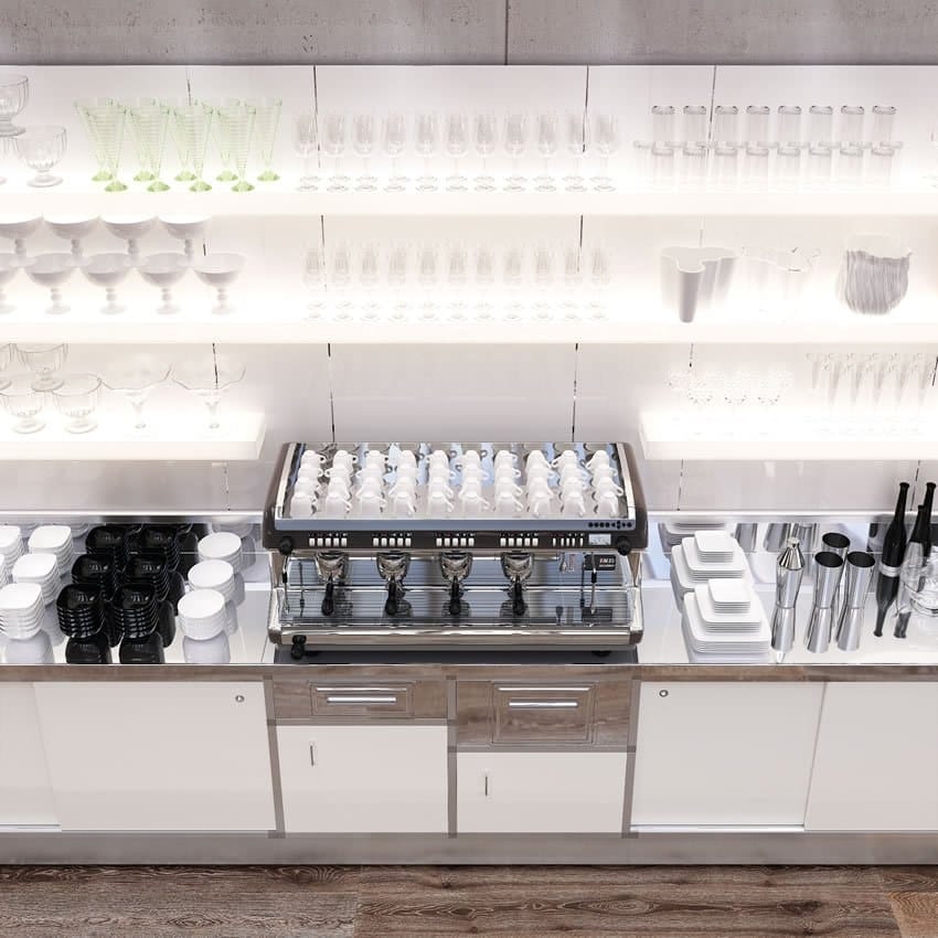 Деревянная барная стойка Frigomeccanica Next ARCH-00102318 - Вид №9