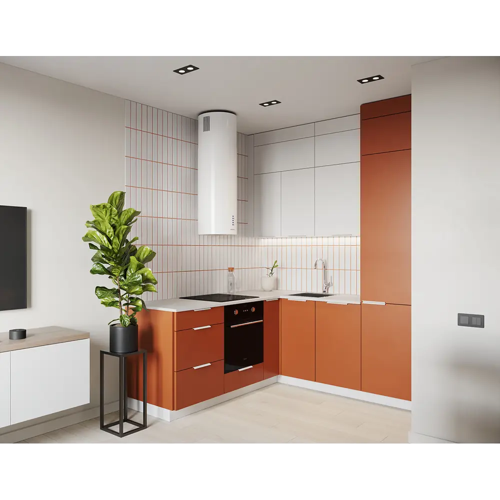 Фасад кухонного шкафа Тара 39.7x76.5 см KONSENSA МДФ цвет терракотовый STLM-2066609 - Вид №9