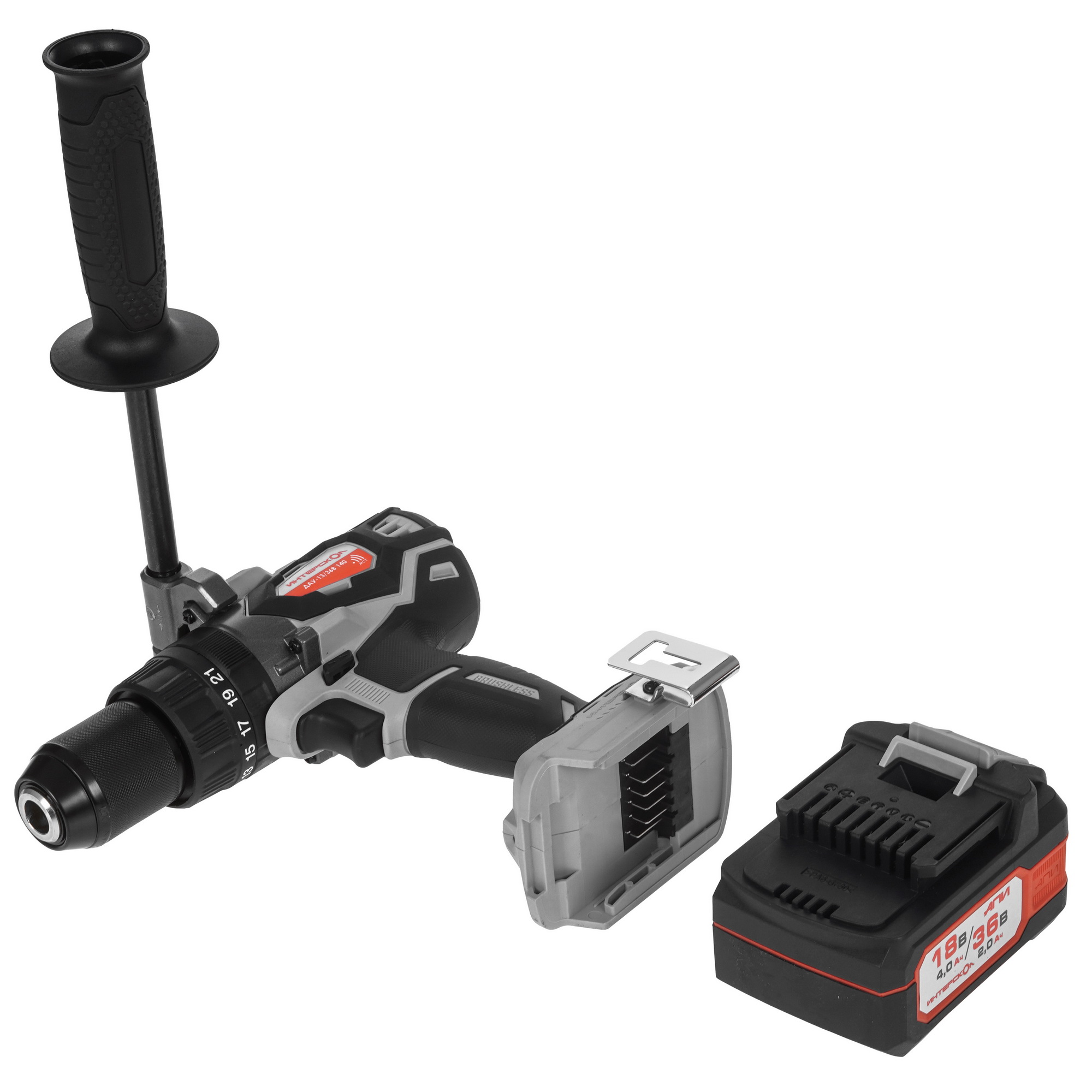 Дрель-шуруповерт Интерскол ДАУ-13/36В 140 9150383 STDN-0109772 - Вид №5