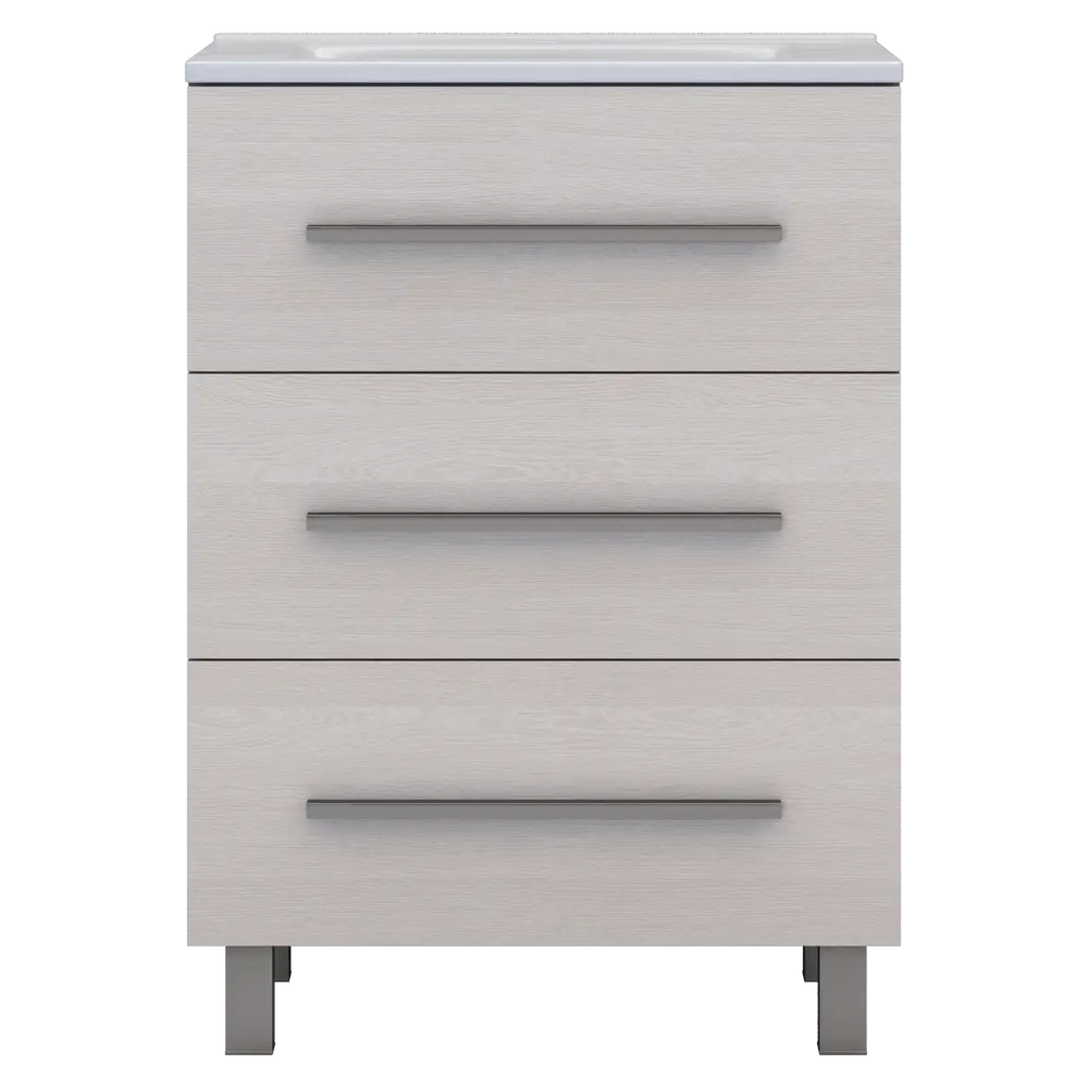 Тумба под раковину напольная Vigo Yuma 60 см цвет ясень анкор STLM-2144419