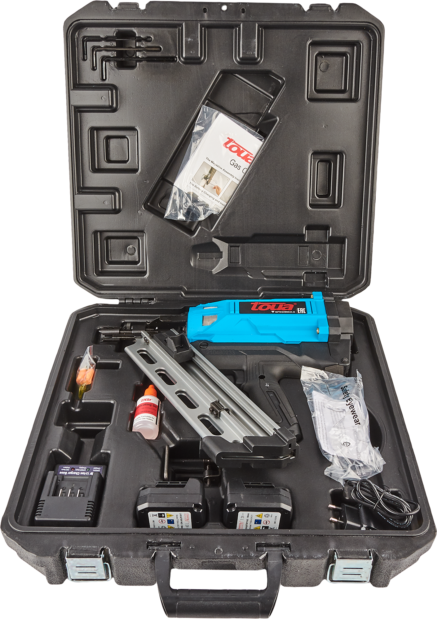 Аккумуляторный газовый нейлер TOUA GFN3490CH-С для профессионального строительства 89070316 STLM-0077947 - Вид №5