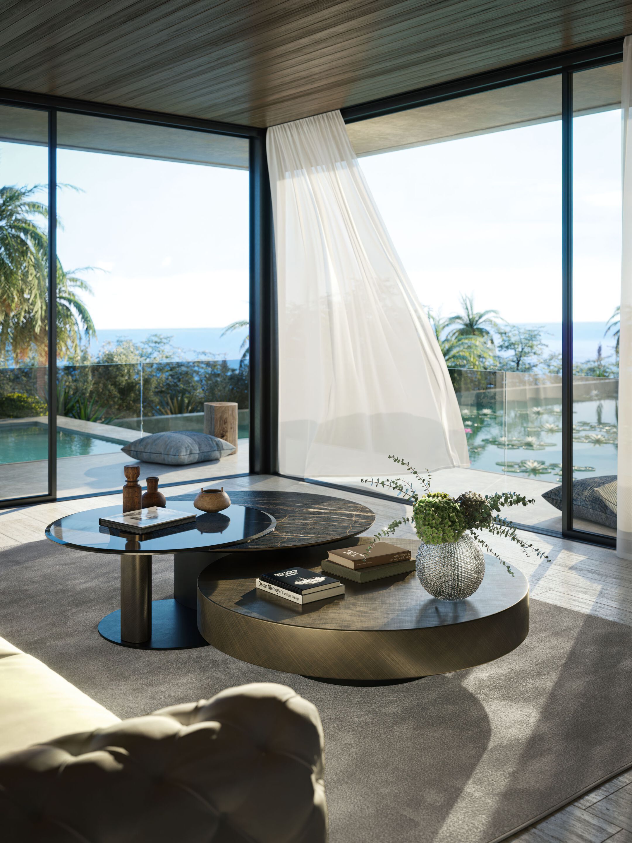 Круглый низкий журнальный столик Cattelan italia Арена ARCH-00046661 - Вид №1