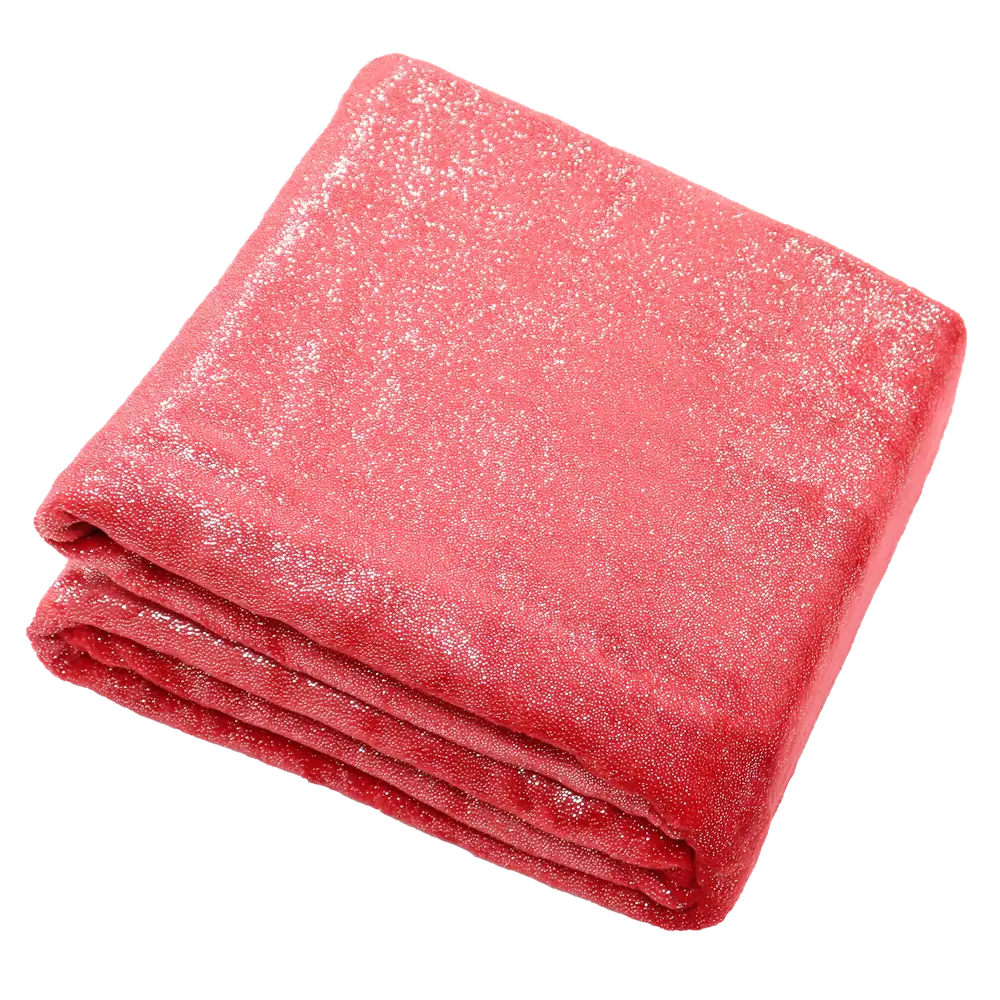 Плед «Снег» 180x200 см фланель цвет красный Santreyd Новый Год STLM-2046375 - Вид №1